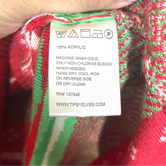 Tipsy Elves Christmicorn Cardigan Button Down Sweater 
Size Small - Picture 8 of 10